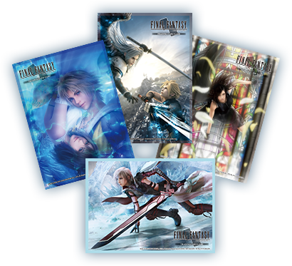 Sleeves (Tidus/Yuna, Cloud/Sephiroth, Tifa, Lightning)